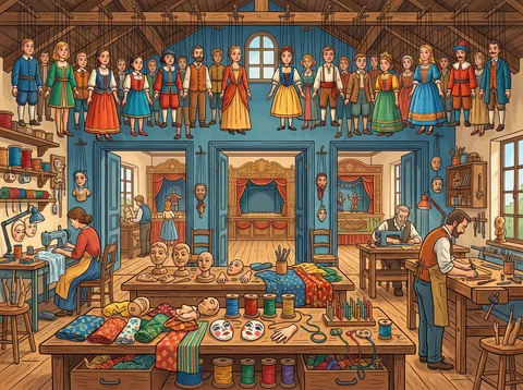 Marionette Workshop And Puppet Theaters