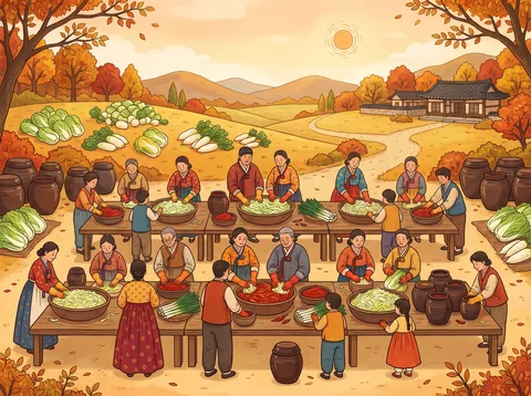 Family Kimchi Making Day