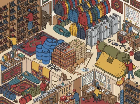 Mountain Expedition Supply Depot
