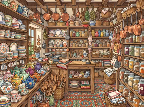 Country Kitchenware and Pottery Shop