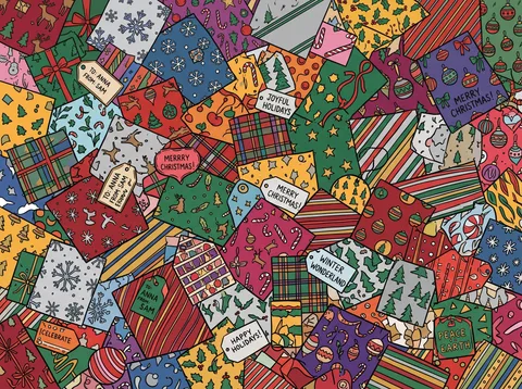 Christmas Wrapping Papers and Gift Tags