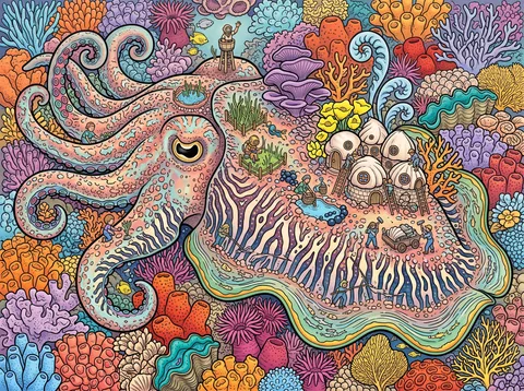 Cuttlefish Harbour on the Coral Reef