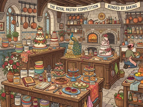 Baking Pastries in Kitchen