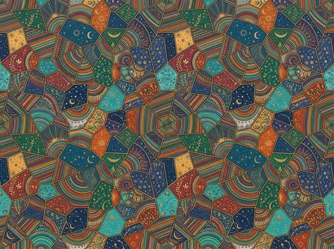 Celestial Pentagon Tessellation