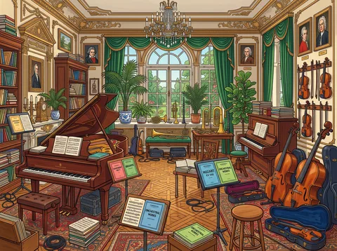 Music Conservatory Rehearsal Room