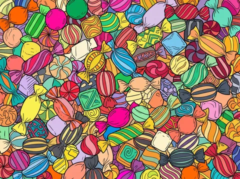 A Heap of Wrapped Candy