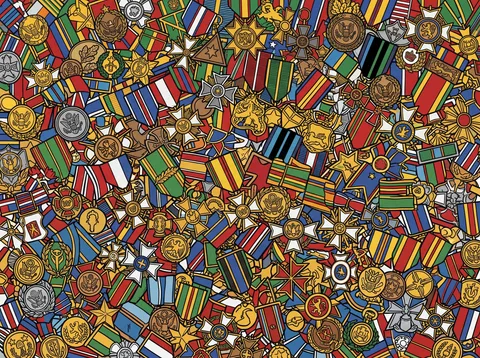 Military Medals and Ribbon Bars