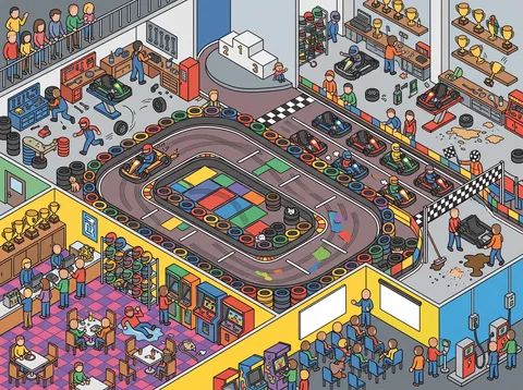 Go-Kart Track and Arcade Complex