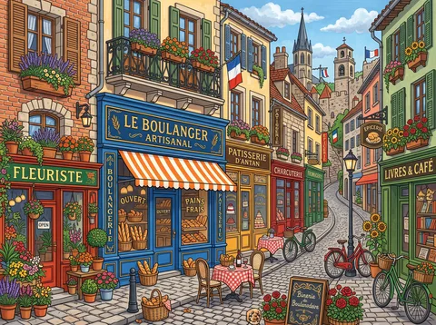 French Village Bakery Street