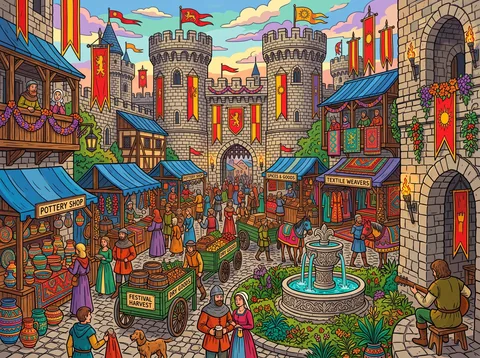 Festival at the Castle Gate