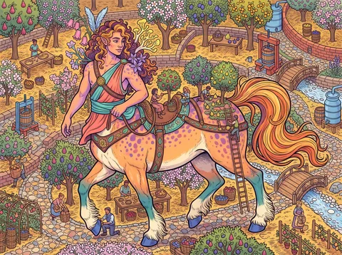 Orchard Keeper Centaur and the Cider Press Path