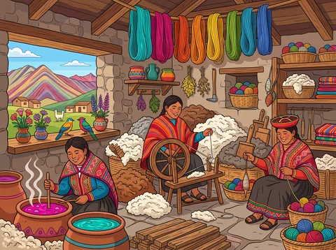 Andean Wool Spinning Workshop