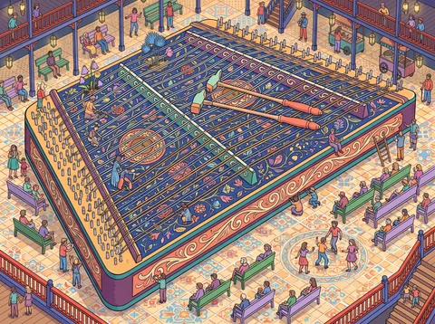 Hammered Dulcimer Filling the Gathering Hall